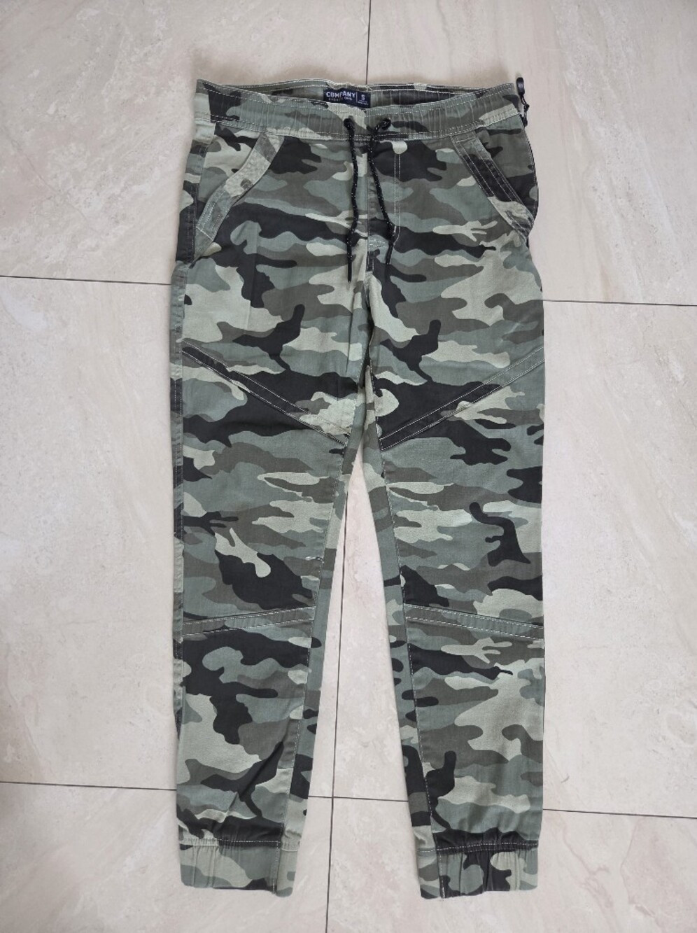 Camo Skinny Pants - Green & Black